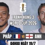 Nhận Định Pháp Vs Anh Lúc 04H00 Ngày 19/07 - World Cup 2026